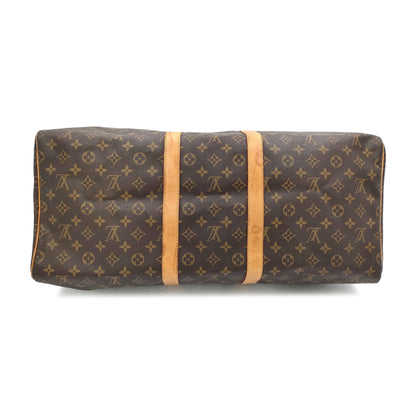 Louis Vuitton Monogram Canvas Keepall 55 Boston Travel Bag FL0011