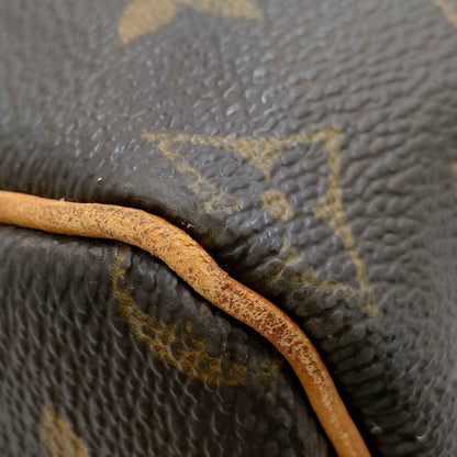 Louis Vuitton Monogram Canvas Keepall 55 Boston Travel Bag FL0011