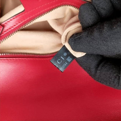 Gucci Calfskin GG Marmont Small Top Handle Bag