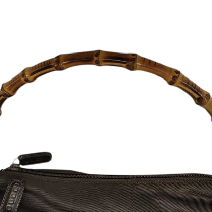 Gucci Nylon Bamboo Top Handle Bag