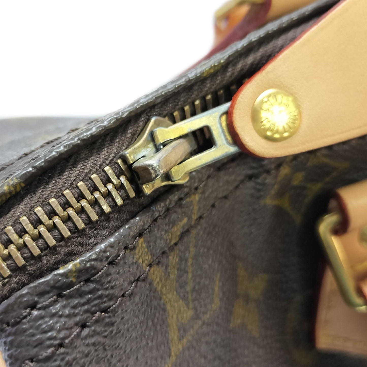 Louis Vuitton Monogram Canvas Speedy 30 Boston Bag MI882