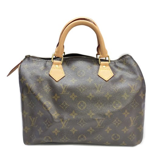 Louis Vuitton Monogram Canvas Speedy 30 Boston Bag MI882