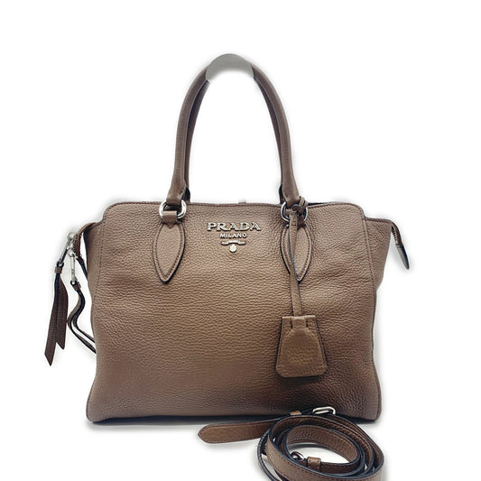 Prada Vitello Phenix Convertible Tote Bag