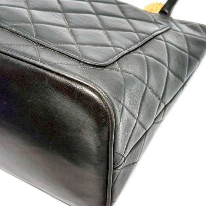 Chanel Quilted Lambskin Medallion Tote Bag