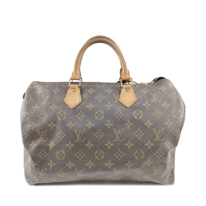 Louis Vuitton Monogram Canvas Speedy 35 Boston Bag MB1901