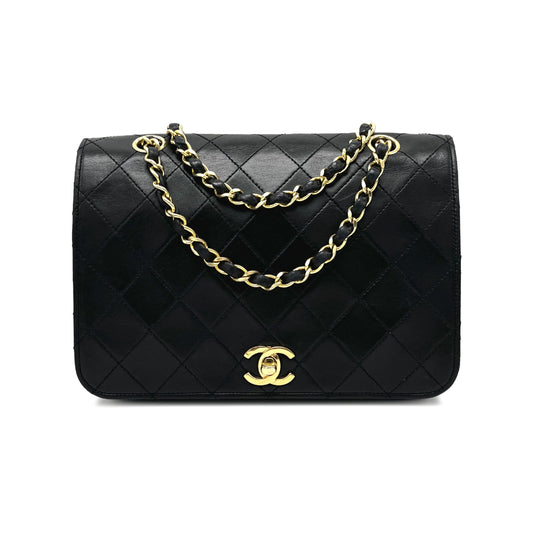 Chanel Quilted Lambskin Full Flap Shoulder Bag