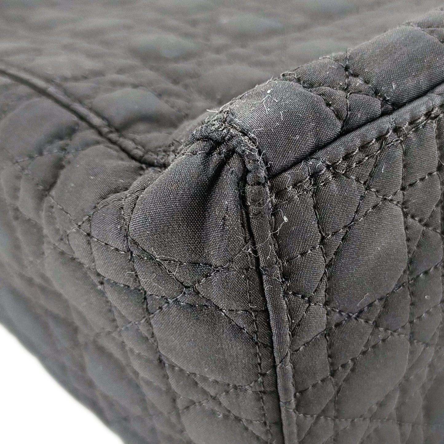 Dior Cannage Nylon Lady Dior Large Tote Bag