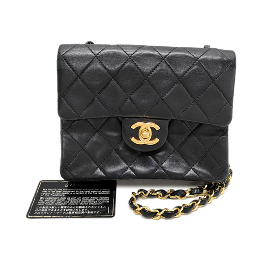 Chanel Quilted Lambskin Classic Flap Mini Shoulder Bag