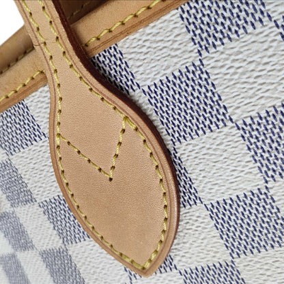 Louis Vuitton Damier Azur Canvas Neverfull PM Tote Bag SD4150
