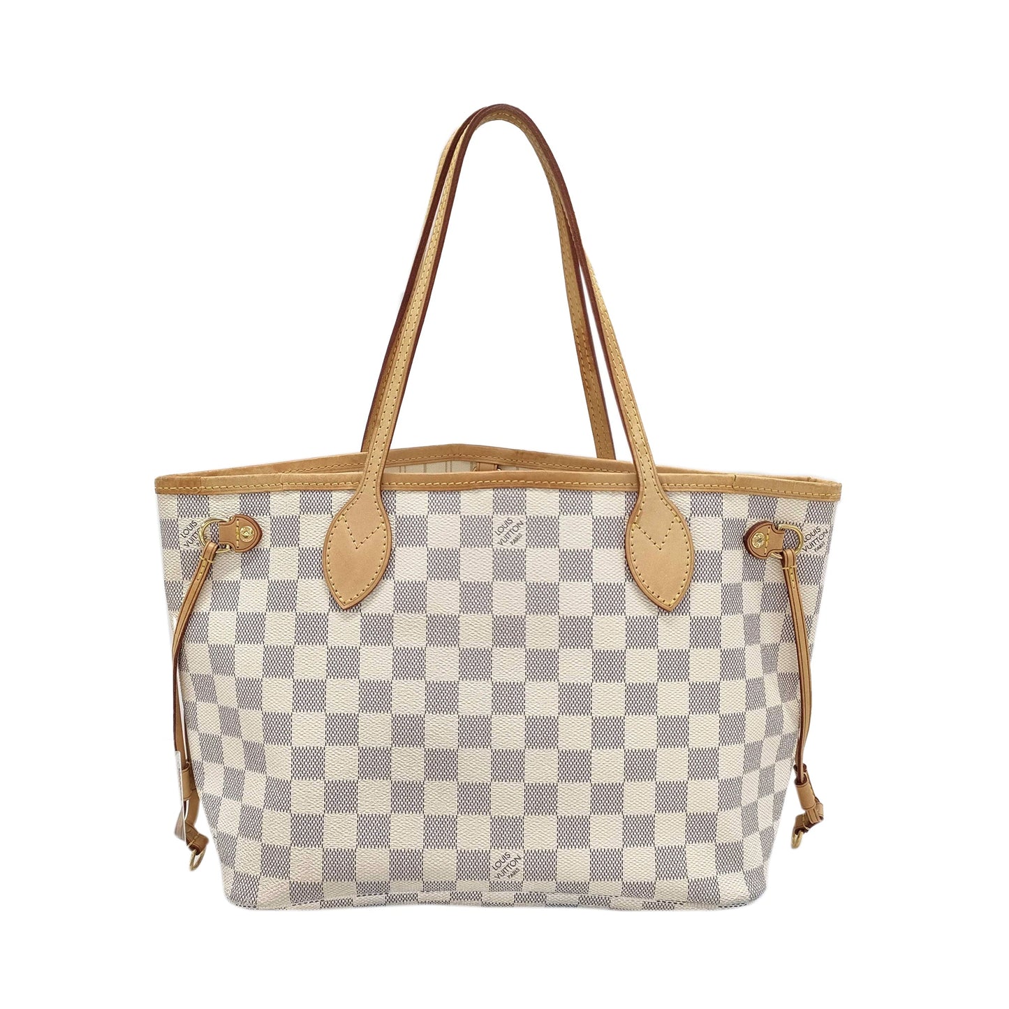 Louis Vuitton Damier Azur Canvas Neverfull PM Tote Bag SD4150