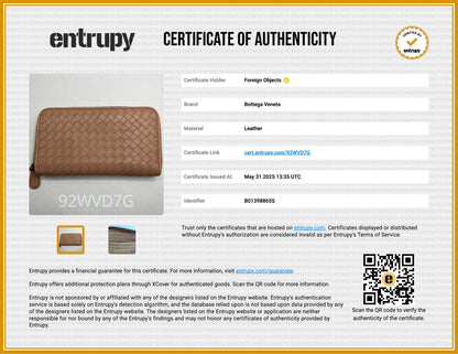 Bottega Veneta Intrecciato Leather Zip Around Wallet
