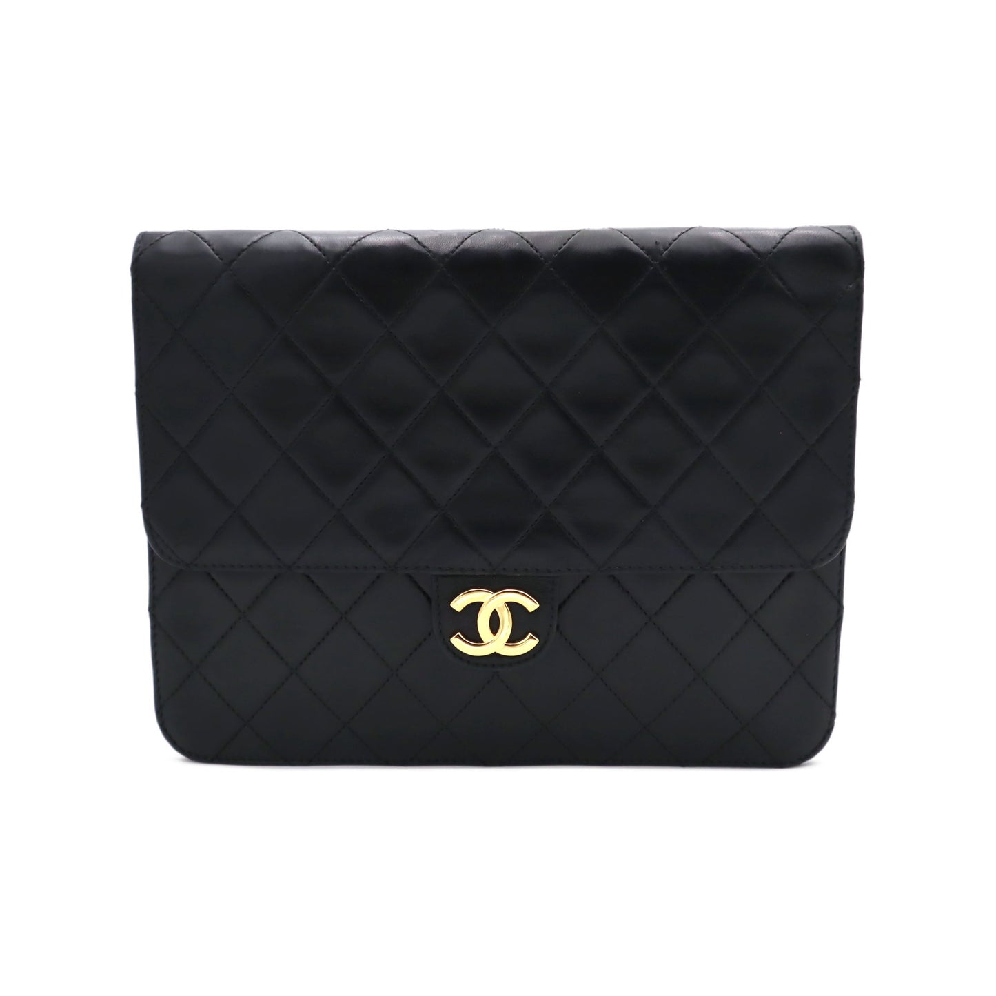 Chanel Quilted Lambskin Classic Flap Shoulder Bag