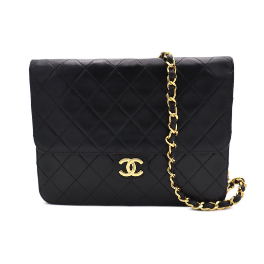 Chanel Quilted Lambskin Classic Flap Shoulder Bag