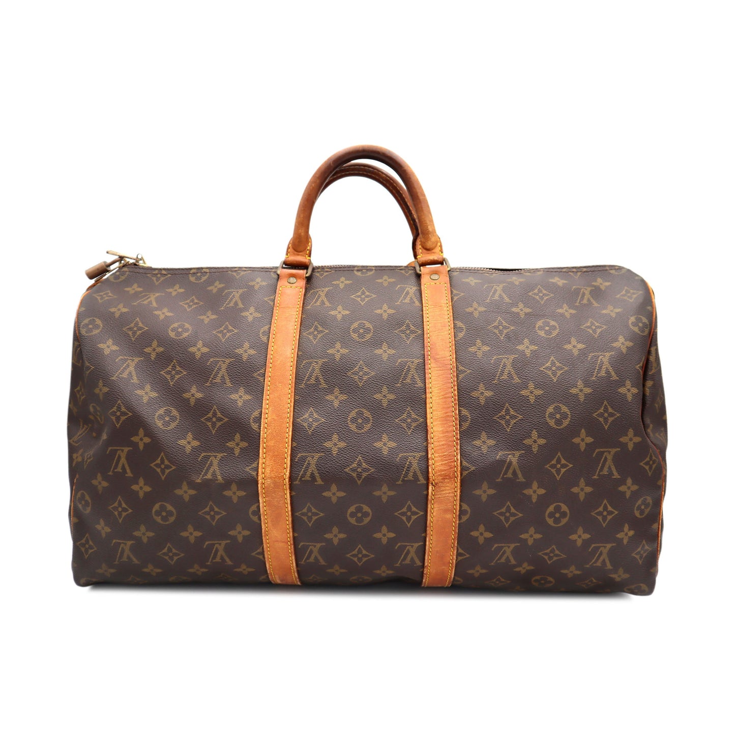 Louis Vuitton Monogram Canvas Keepall 50 Boston Travel Bag 893FC
