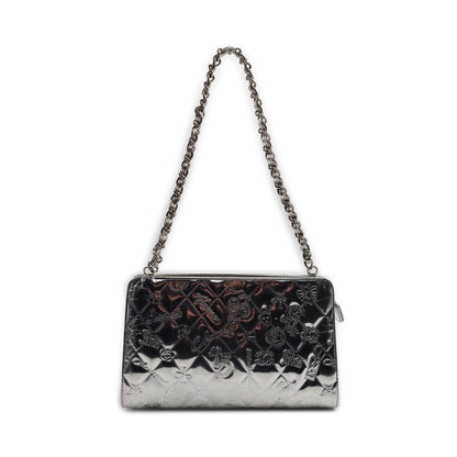 Chanel Metallic Patent Lucky Symbols Pochette