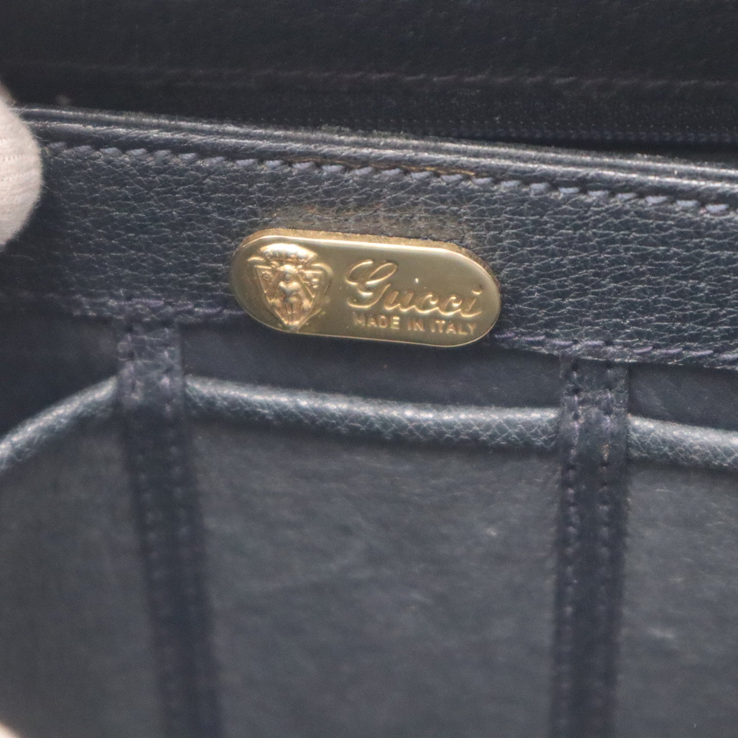 Gucci Calfskin Turnlock Top Handle Bag