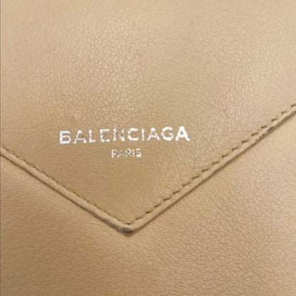 Balenciaga Leather Papier Zip Around Continental Wallet