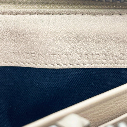 Balenciaga Leather Papier Zip Around Continental Wallet