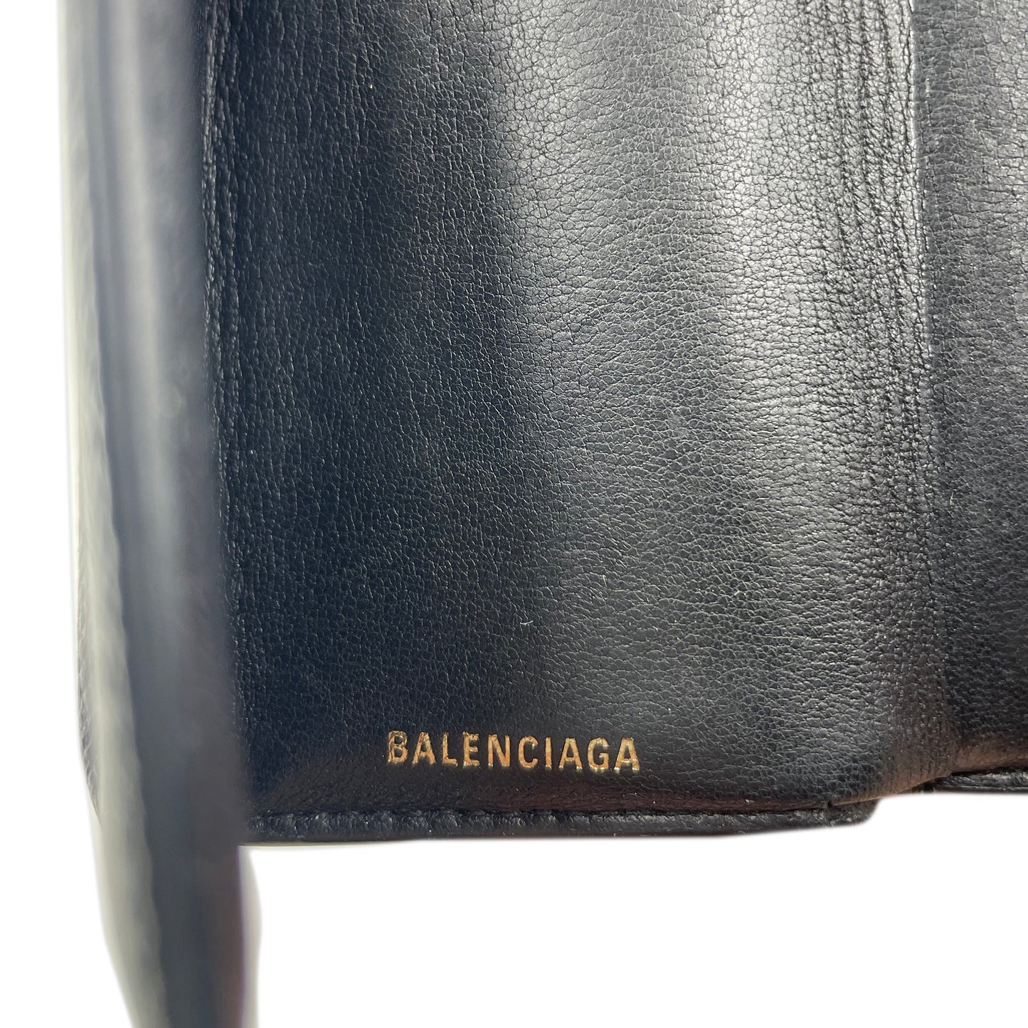 Balenciaga Leather Tri-Fold Wallet