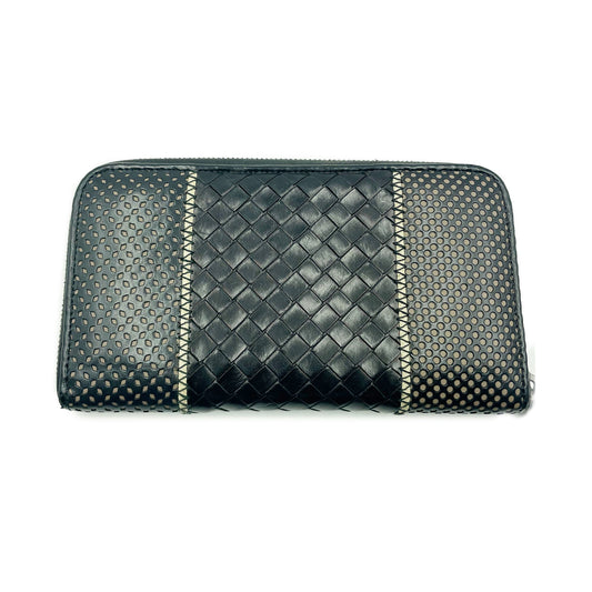 Bottega Veneta Intrecciato Leather Zip Around Wallet