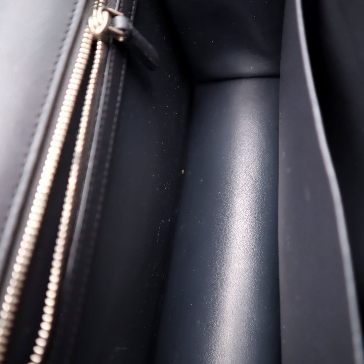 Dior Micro-Cannage Metallic Patent Medium Diorama Shoulder Bag