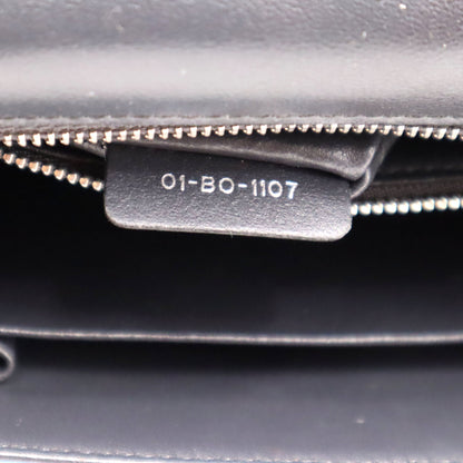 Dior Micro-Cannage Metallic Patent Medium Diorama Shoulder Bag