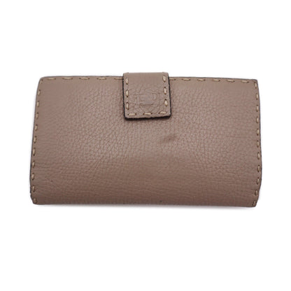 Fendi Cuoio Romano Selleria Peekaboo Continental Wallet