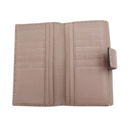 Fendi Cuoio Romano Selleria Peekaboo Continental Wallet