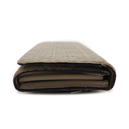 Loewe Embossed Leather Long Wallet