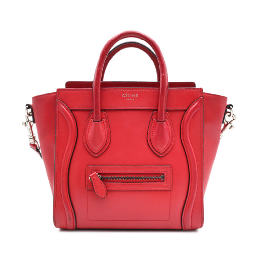 Celine Smooth Calfskin Luggage Tote Bag