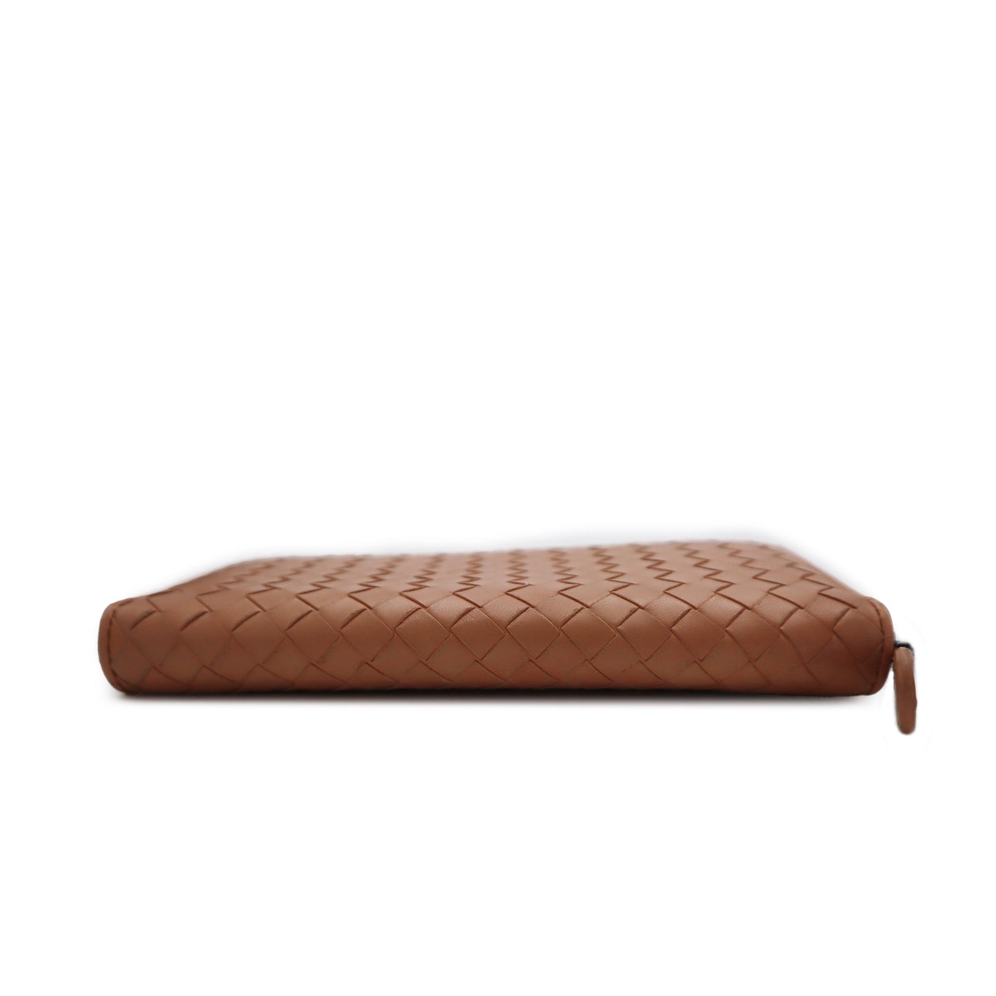 Bottega Veneta Intrecciato Leather Zip Around Wallet