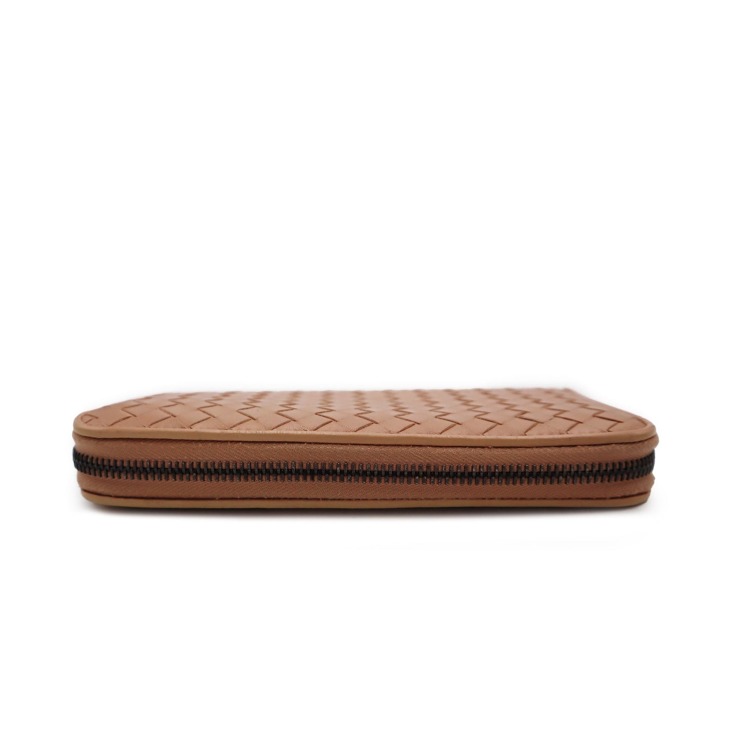 Bottega Veneta Intrecciato Leather Zip Around Wallet