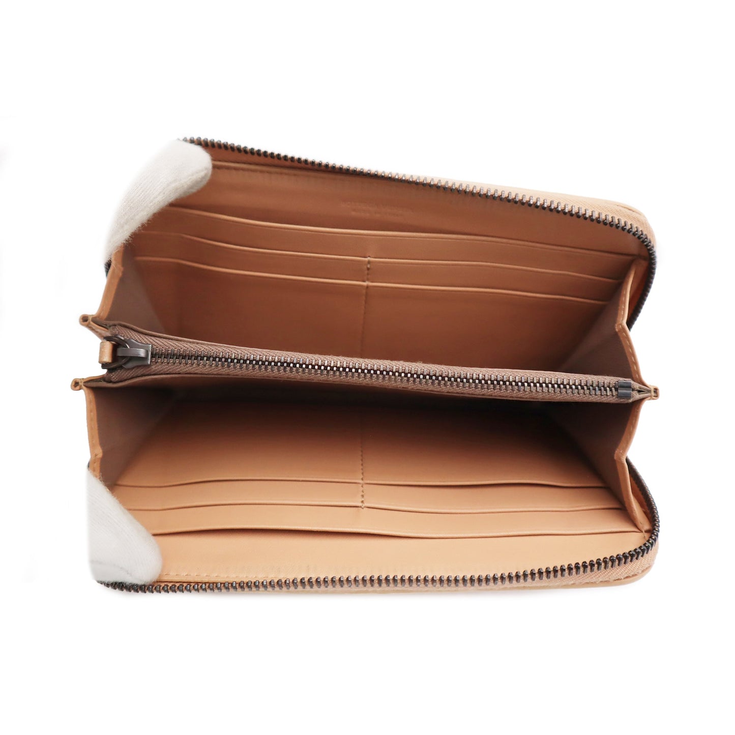 Bottega Veneta Intrecciato Leather Zip Around Wallet