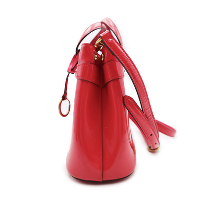 Gucci Patent Bright Bit Small Top Handle Bag