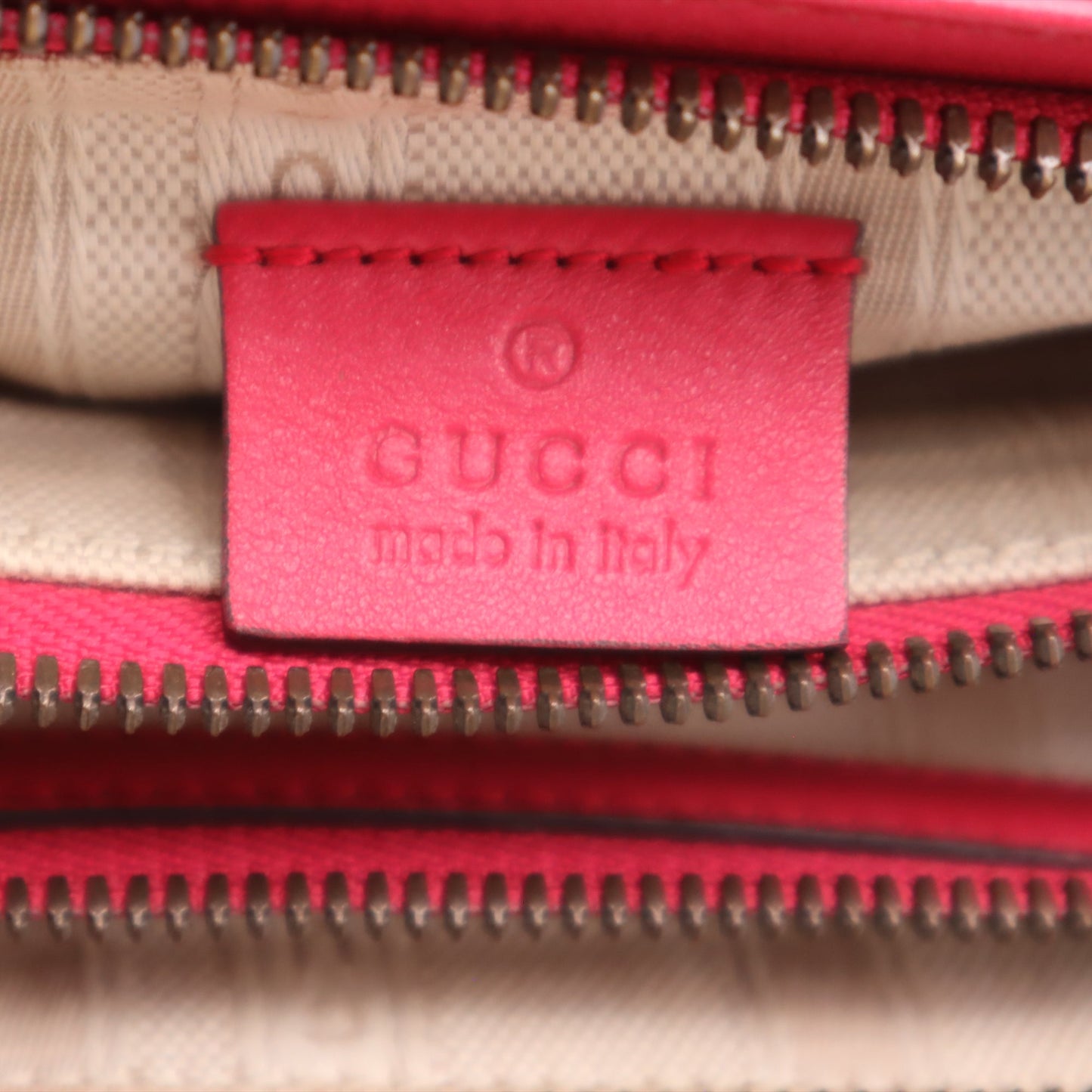Gucci Patent Bright Bit Small Top Handle Bag
