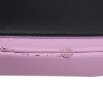 Dior Calfskin Tri-Color Wallet on Chain