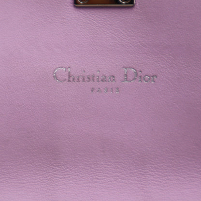 Dior Calfskin Tri-Color Wallet on Chain