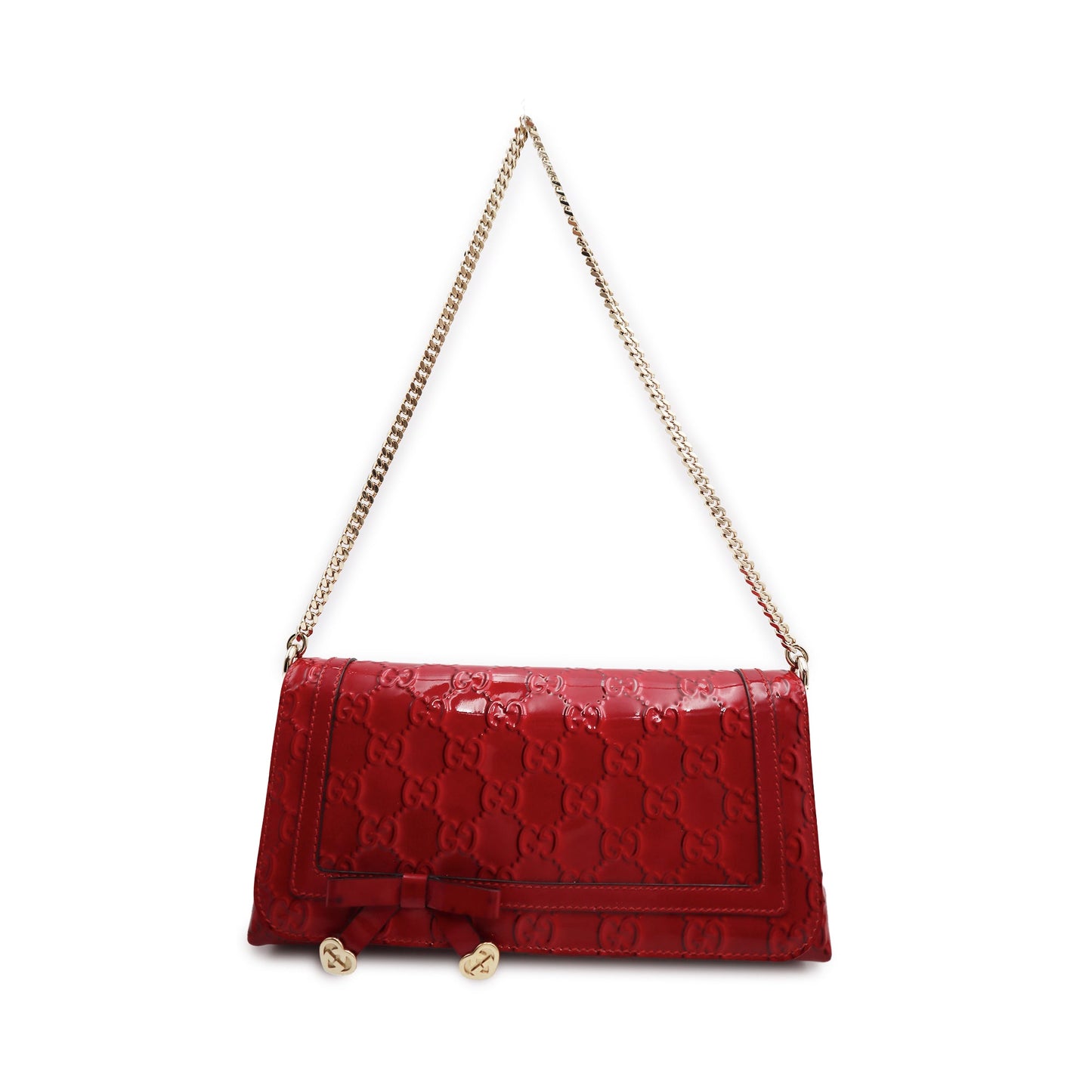 Gucci Guccissima Patent Mini Mayfair Shoulder Bag