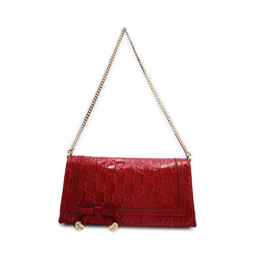 Gucci Guccissima Patent Mini Mayfair Shoulder Bag
