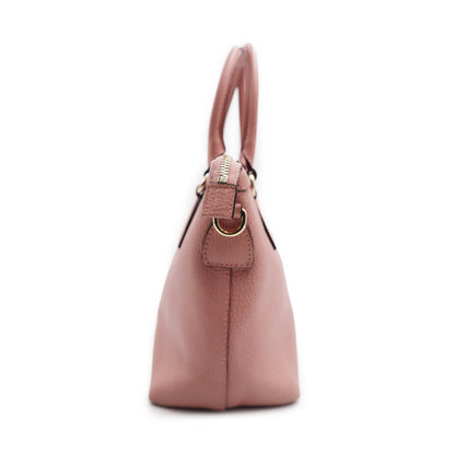 Gucci Calfskin GG Charm Convertible Tote Bag