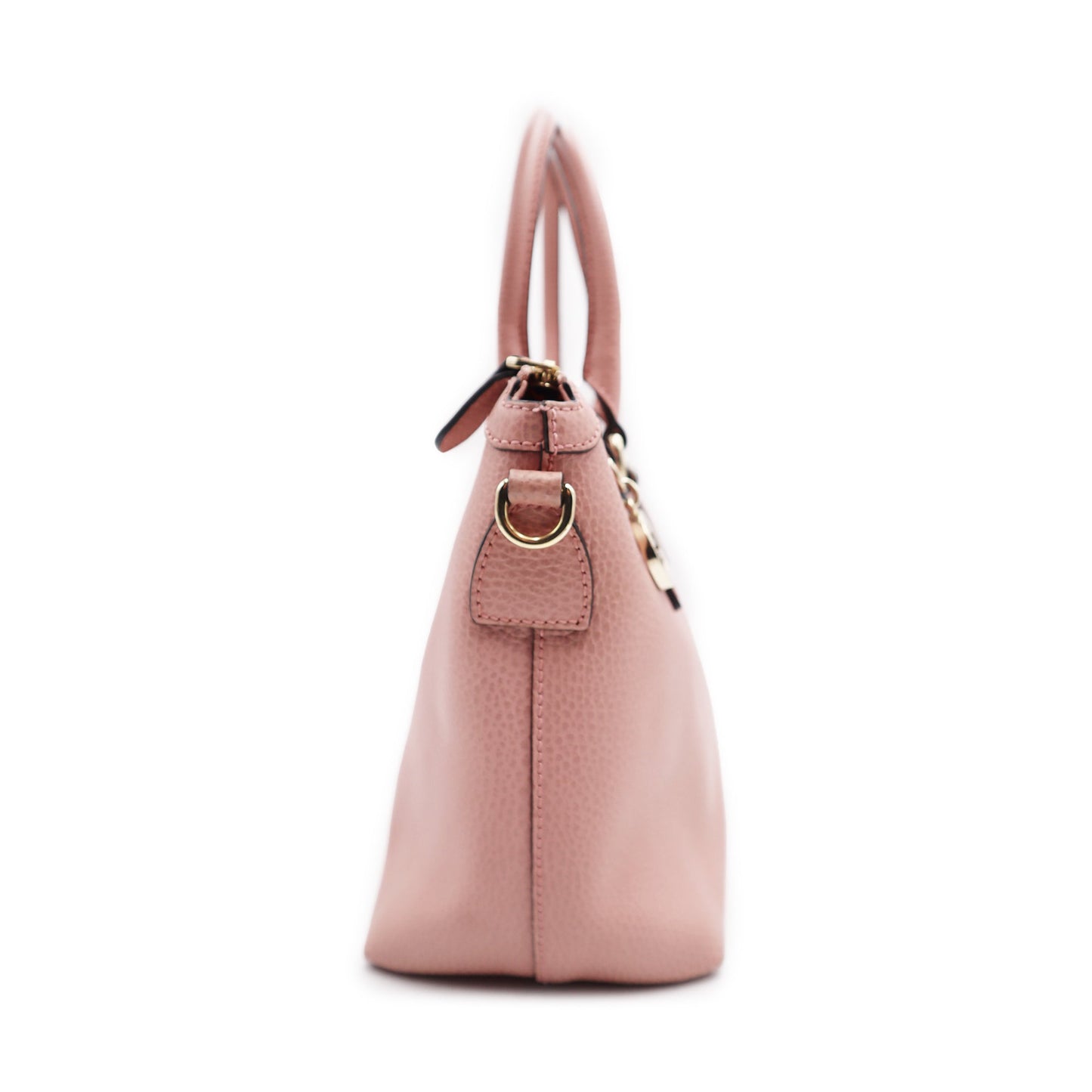 Gucci Calfskin GG Charm Convertible Tote Bag