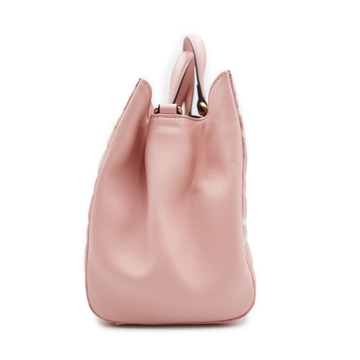 Gucci Matelasse Calfskin GucciGhost GG Marmont Small Tote Bag