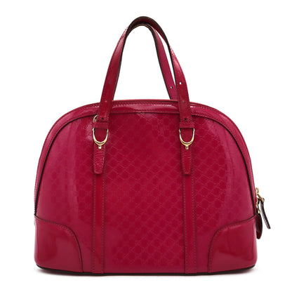 Gucci Microguccissima Patent Nice Small Top Handle Dome Bag