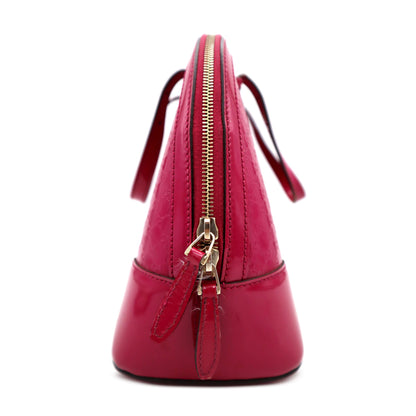 Gucci Microguccissima Patent Nice Small Top Handle Dome Bag