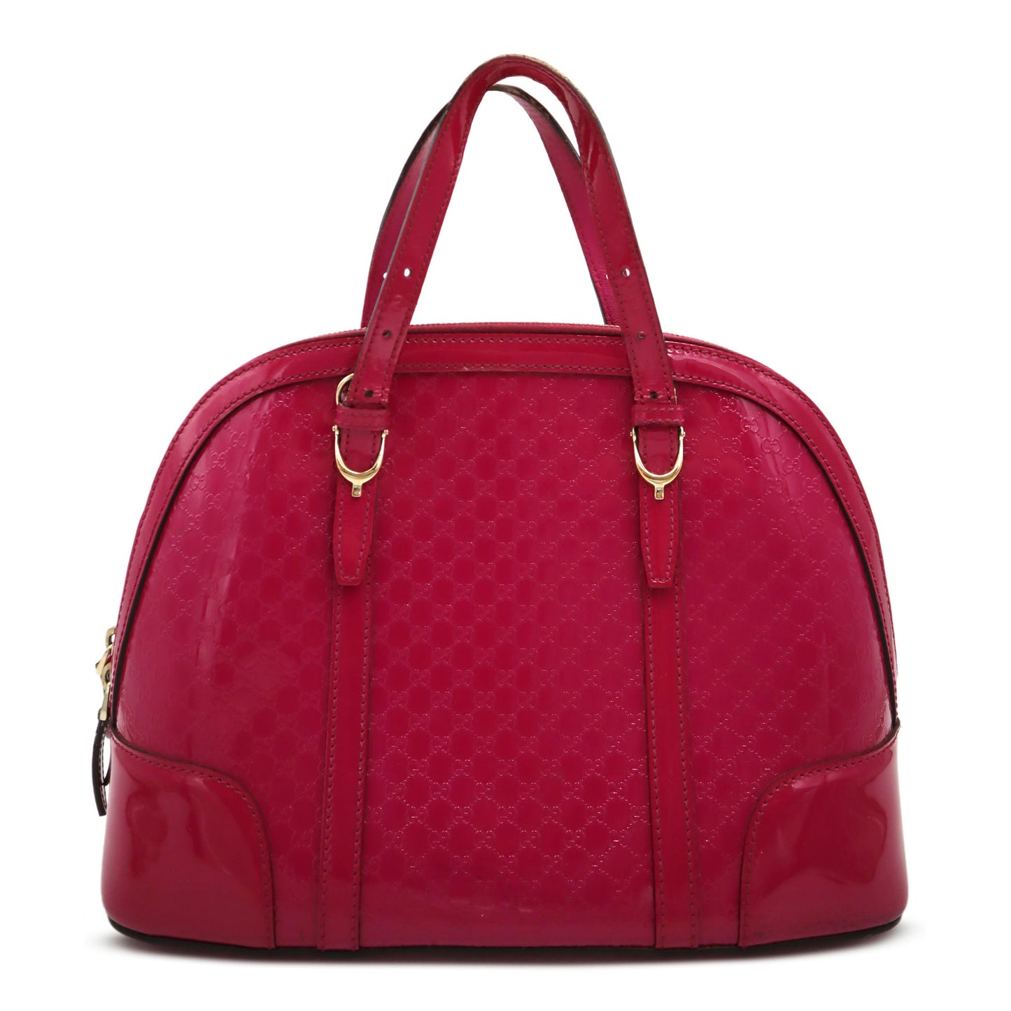 Gucci Microguccissima Patent Nice Small Top Handle Dome Bag