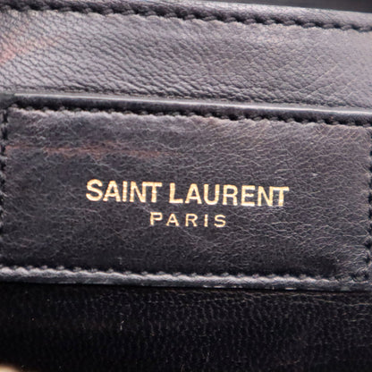 YSL Metallic Leather Classic Toy Duffle Crossbody Bag