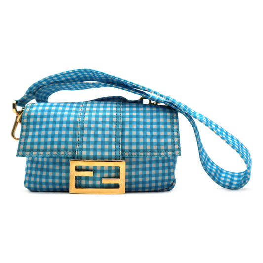 Fendi Check Nylon Joshua Vides Baguette Convertible Waist Bag