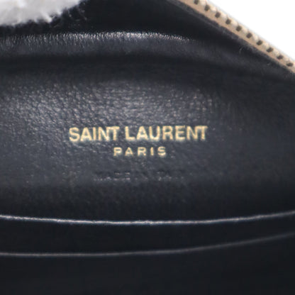YSL Monogram Metallic Leather Blogger Crossbody Bag