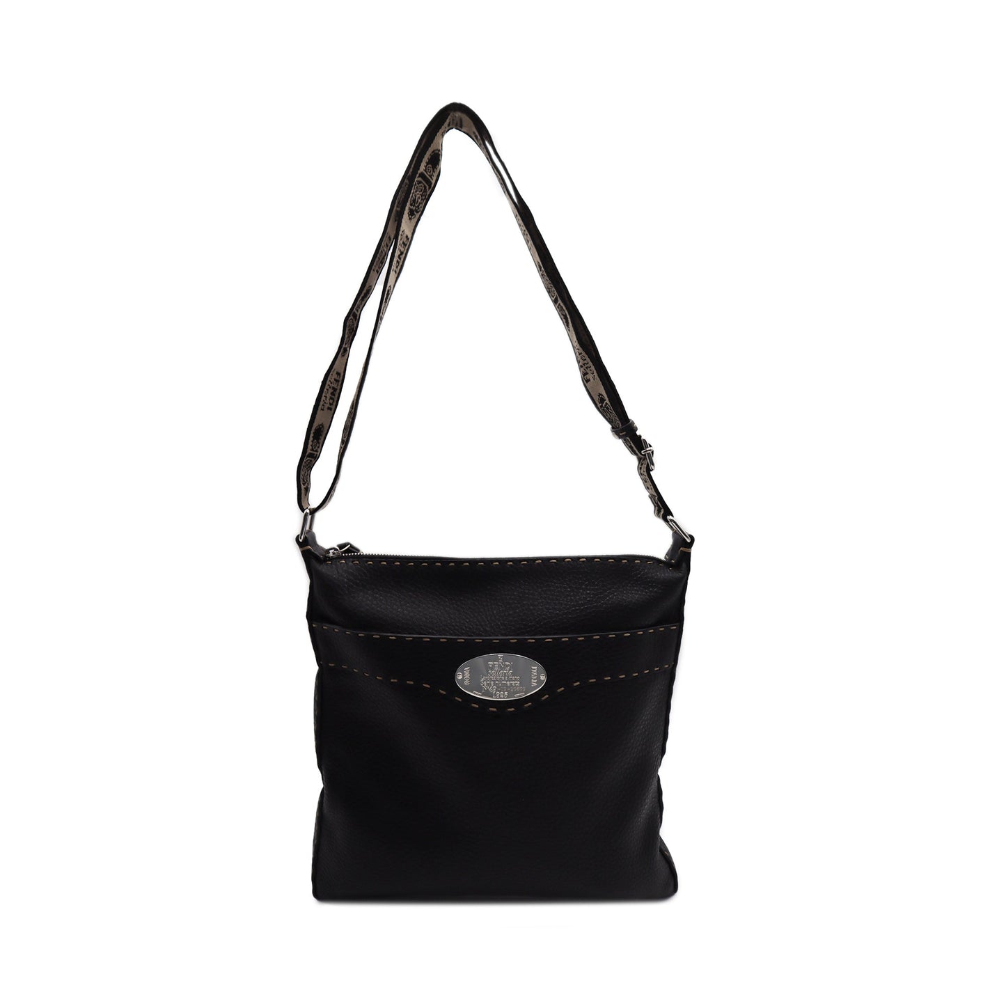 Fendi Leather Selleria Crossbody Bag