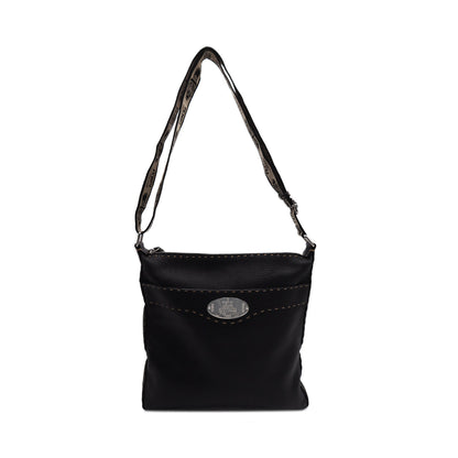 Fendi Leather Selleria Crossbody Bag